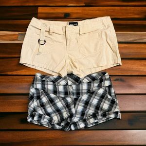 Y2K Wet Seal Mini Shorts | Bundle of 2 | Size XS/1 | Vintage 2000s